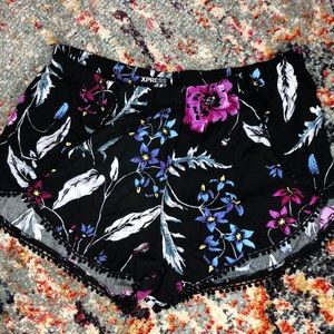 Express Pom Pom Shorts